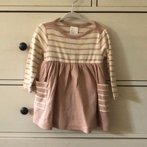 Hannah Andersson dress and bottoms 12-18 months.